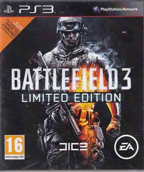 Battlefield 3 Limited Edition - PS3 (B Grade) (Genbrug)